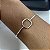 Pulseira Bracelete Quadrado Prata 925 - Imagem 1