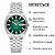Relógio Orient Masculino Automático Heritage 3 Estrelas Safira Verde YN6SS005 E1SX Original - Imagem 2