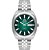 Relógio Orient Masculino Automático Heritage 3 Estrelas Safira Verde YN6SS005 E1SX Original - Imagem 1