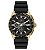 Relógio Orient Masculino Dourado Solartech Safira Cronógrafo Pulseira Borracha MGSPC006 P1PX - Imagem 1