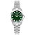 Relógio Technos Feminino Analógico Riviera Aço Prata Mostrador Verde 2015CFI/1V - Imagem 1