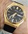 Relógio Casio Masculino Analógico Aço Dourado Couro Preto Calendário Duplo MTP-E735GL-1AVDF - Imagem 3