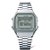 Relógio Casio Vintage Prata Fundo Verde A168WA-3AYDF Original - Imagem 2