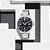 Relógio Casio Masculino Mini Duro Aço Prata Fundo Preto MDV-10D-1A1 Original - Imagem 2