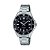 Relógio Casio Masculino Mini Duro Aço Prata Fundo Preto MDV-10D-1A1 Original - Imagem 1