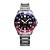 Casio MDV-107 Relógio Masculino Aço, Diver 200m, Azul/Vermelho Pepsi - Imagem 2
