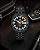 Relógio Orient Masculino Automático Heritage King Diver  40 mm Aço Preto Vidro Safira YN6PP028 G1GX - Imagem 5