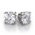 Brinco 8mm Moissanite de Prata 925 com Ródio - Imagem 9