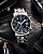 Relógio Technos Masculino Analógico Grandtech Cronógrafo Aço Prata Fundo Azul JS15EOG/1A - Imagem 6