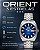 Relógio Orient Masculino Automático Heritage 3 Estrelas Safira Azul YN6SS005 D1SX Original - Imagem 2