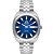 Relógio Orient Masculino Automático Heritage 3 Estrelas Safira Azul YN6SS005 D1SX Original - Imagem 1