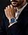 Relógio Orient Masculino Automático Heritage 3 Estrelas Safira Azul YN6SS005 D1SX Original - Imagem 4