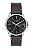 Relógio Mondaine Masculino Analógico Slim Prata Fundo Preto Pulseira Couro Marrom 32946G0MVNO2 - Imagem 1