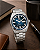 Relógio Orient Masculino Automático Heritage 3 Estrelas Aço Safira Fundo Azul YN6SS004 D1SX - Imagem 5