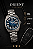 Relógio Orient Masculino Automático Heritage 3 Estrelas Aço Safira Fundo Azul YN6SS004 D1SX - Imagem 3