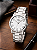 Relógio Champion Feminino Analógico Aço Prata Mostrador Branco Elegance CN25181Q - Imagem 4