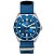 Relógio Orient Masculino Automático 3 Estrelas Sport Land Aço Safira Azul Nato YN6SN027D1DX - Imagem 1