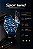 Relógio Orient Masculino Automático 3 Estrelas Sport Land Aço Safira Azul Nato YN6SN027D1DX - Imagem 4