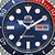Relógio Orient Masculino Automático F49SS026NH Submariner Pepsi Azul 42mm Aço Inox 10 ATM - Imagem 5
