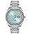 Relógio Orient Masculino Automático 3 Estrelas Aço Prata Fundo Azul Calendário Duplo NH3SS008 - Imagem 1