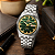 Relógio Orient Masculino Automático 3 Estrelas Heritage Aço Safira Persiana Verde YN6SS019E1SX - Imagem 3