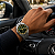 Relógio Orient Masculino Automático 3 Estrelas Heritage Aço Safira Persiana Verde YN6SS019E1SX - Imagem 4