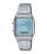 Relógio Casio Vintage Prata Fundo Azul Ice Blue Turquesa AQ-230A-2A1MQYDF Original - Imagem 1