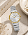 Relógio Oslo Feminino Analógico Slim Aço Bicolor Prata Dourado Vidro de Safira OFTSSS9T0077 S2SX - Imagem 3