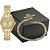 Kit Relógio Seculus Feminino Analógico Aço Dourado Com Semijoia 44345LPSKDA1K1 - Imagem 1