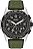 Relógio Orient Masculino Analógico Solar Elite Air Aço Safira Pulseira Nylon Verde MBSNC007 P2EX - Imagem 1