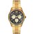 Relógio Orient Feminino Dourado Multifunção Fundo Grafite Cristais FTSSM064 G3KX Original - Imagem 5