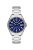 Relógio Orient Masculino Analógico Solar Aço Prata Mostrador Azul MBSS1492D2SX - Imagem 1