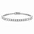 Pulseira Riviera 3mm MOISSANITE Prata 925 - Imagem 1