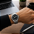 Relógio Orient Masculino Analógico Clássico Aço Prata Mostrador Preto 42mm MBSS1507P2SX - Imagem 4
