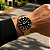 Relógio Mondaine Masculino Analógico Aço Dourado Bisel Preto 42mm 32549GPMVDE2 Original - Imagem 6