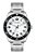 Relógio Mondaine Masculino Analógico Aço Prata Fundo Branco Bisel Preto 42mm - Imagem 1