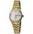 Relógio Orient Automático Feminino Dourado Bisel Canelado Pulseira Jubilee 25mm 559EB1NHB1KX - Imagem 1
