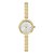 Relógio Condor Feminino Analógico Dourado Pulseira Corrente Cristais 27mm CO2035NZT5K - Imagem 1