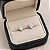 Brinco Coração 5x5mm Moissanite Prata 925 com Ródio - Imagem 4