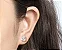 Brinco Quadrado 6x6mm Moissanite Prata 925 - Imagem 2