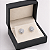 Brinco Flor 5,0mm Moissanite Prata 925 com Ródio - Imagem 6
