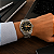 Relógio Orient Masculino Analógico Automático 3 Estrelas Aço Prata Fundo Grafite 42mm NH3SS008 G1SX - Imagem 3