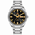Relógio Orient Masculino Analógico Automático 3 Estrelas Aço Prata Fundo Grafite 42mm NH3SS008 G1SX - Imagem 1