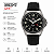 Relógio Orient Masculino Analógico Automático Aço Prata Pulseira Couro Fundo Preto NH3SC017 P2PX - Imagem 5