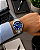 Relógio Orient Masculino Solartech Aço Prata Fundo Azul Sunray 43mm MBSS1510D2SX - Imagem 4