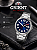 Relógio Orient Masculino Solartech Aço Prata Fundo Azul Sunray 43mm MBSS1510D2SX - Imagem 3