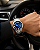 Relógio Orient Masculino Solartech Aço Prata Fundo Azul Sunray 43mm MBSS1510D2SX - Imagem 2