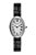 Relógio Seculus Feminino Analógico Vintage Oval Prata Couro Preto 44369L0SVNC2 - Imagem 1