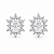Brinco Oval 4x6mm Cravejado Moissanite Prata 925 com Ródio - Imagem 5