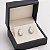 Brinco Gota 6x8mm Cravejado Moissanite Prata 925 com Ródio - Imagem 4